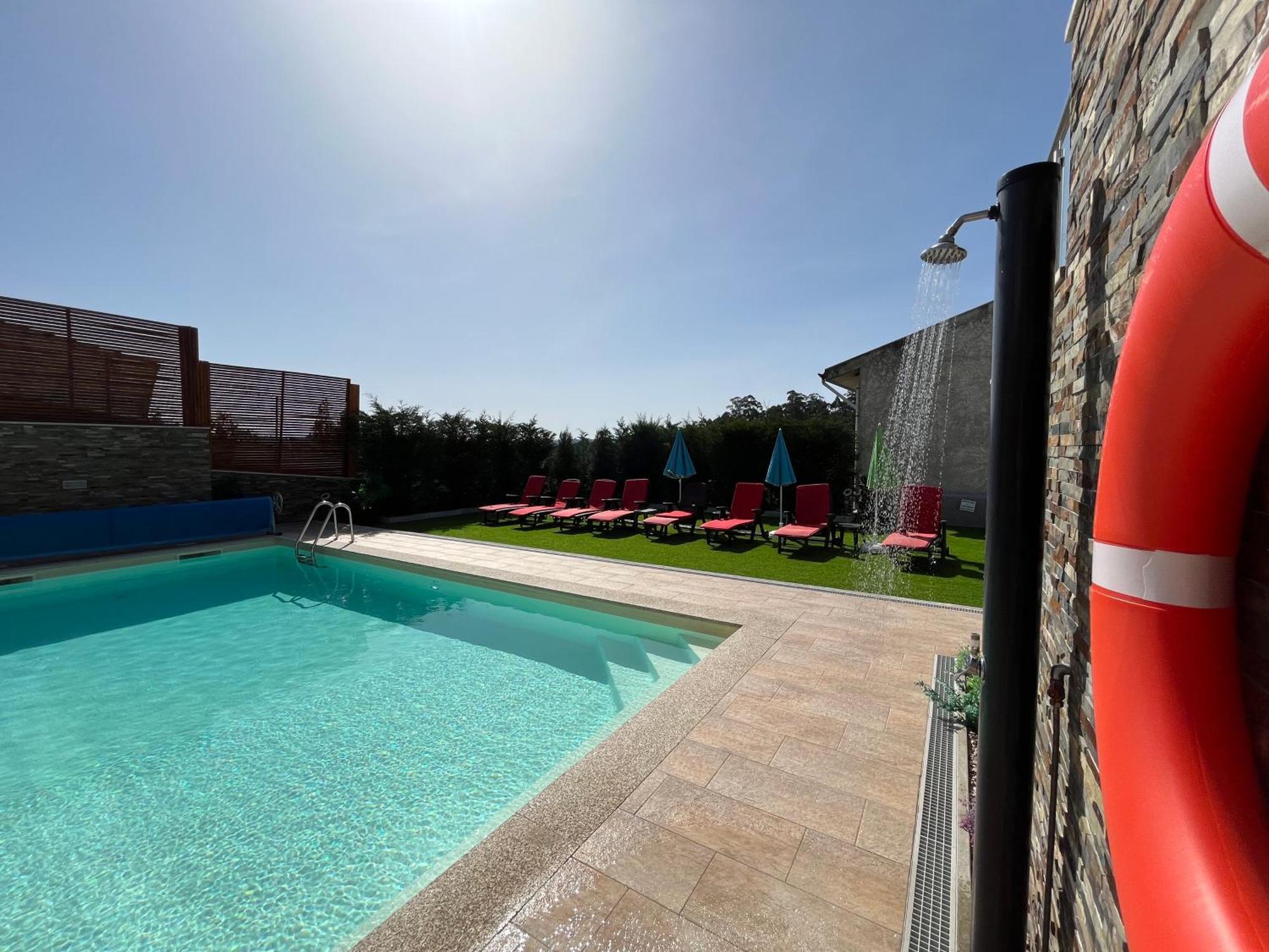 Fonte Retreat Home - Jacuzzi And Heated Swimming Pool Sandim 外观 照片