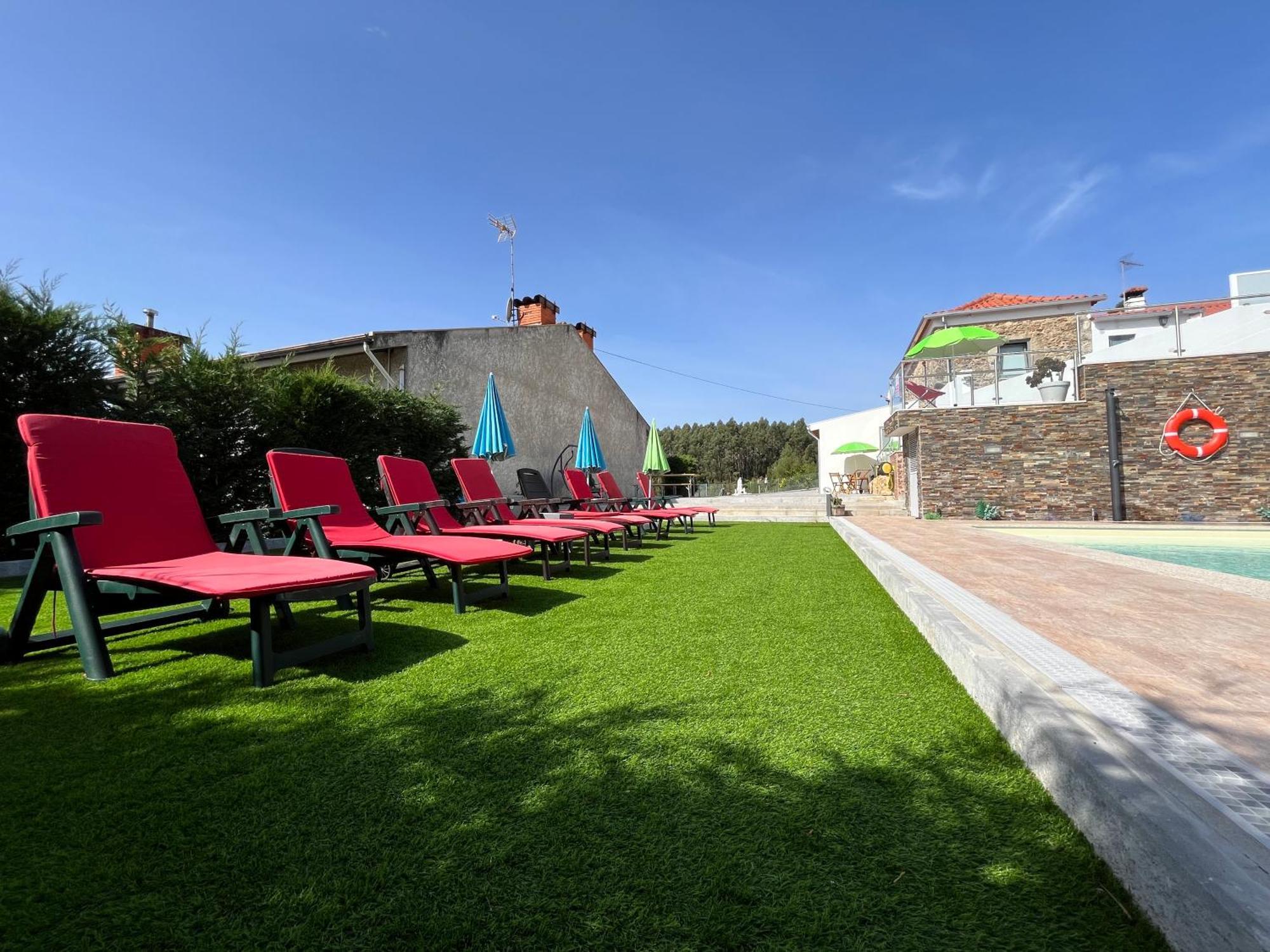 Fonte Retreat Home - Jacuzzi And Heated Swimming Pool Sandim 外观 照片